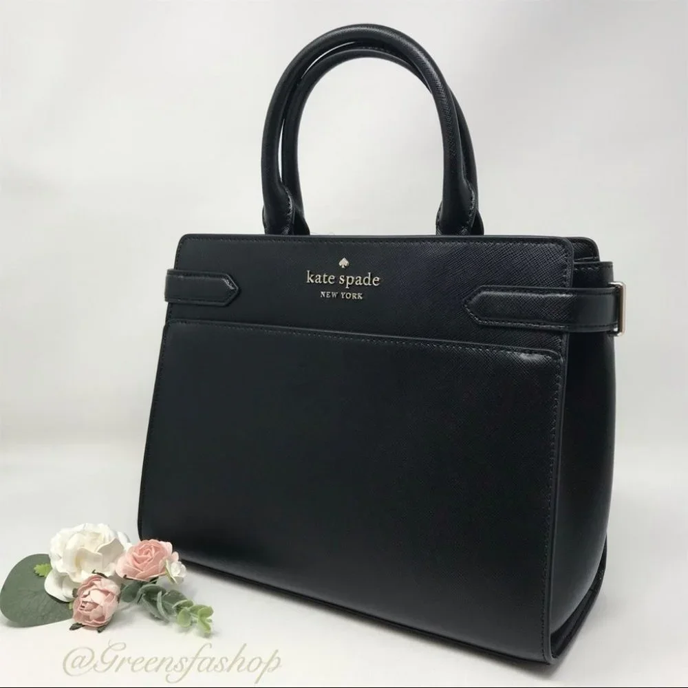 New Kate spade staci medium satchel handbag_6